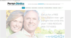 Desktop Screenshot of permadontics.com